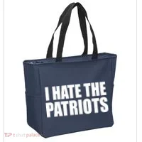 I Hate The Patriots Tote Bag thumb 2