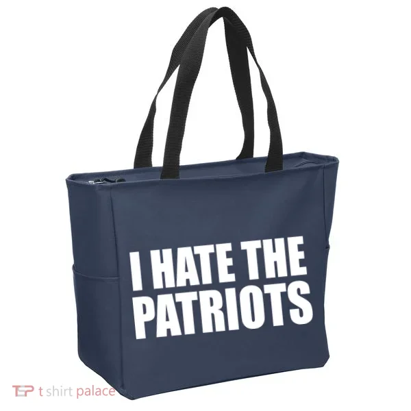 I Hate The Patriots Tote Bag