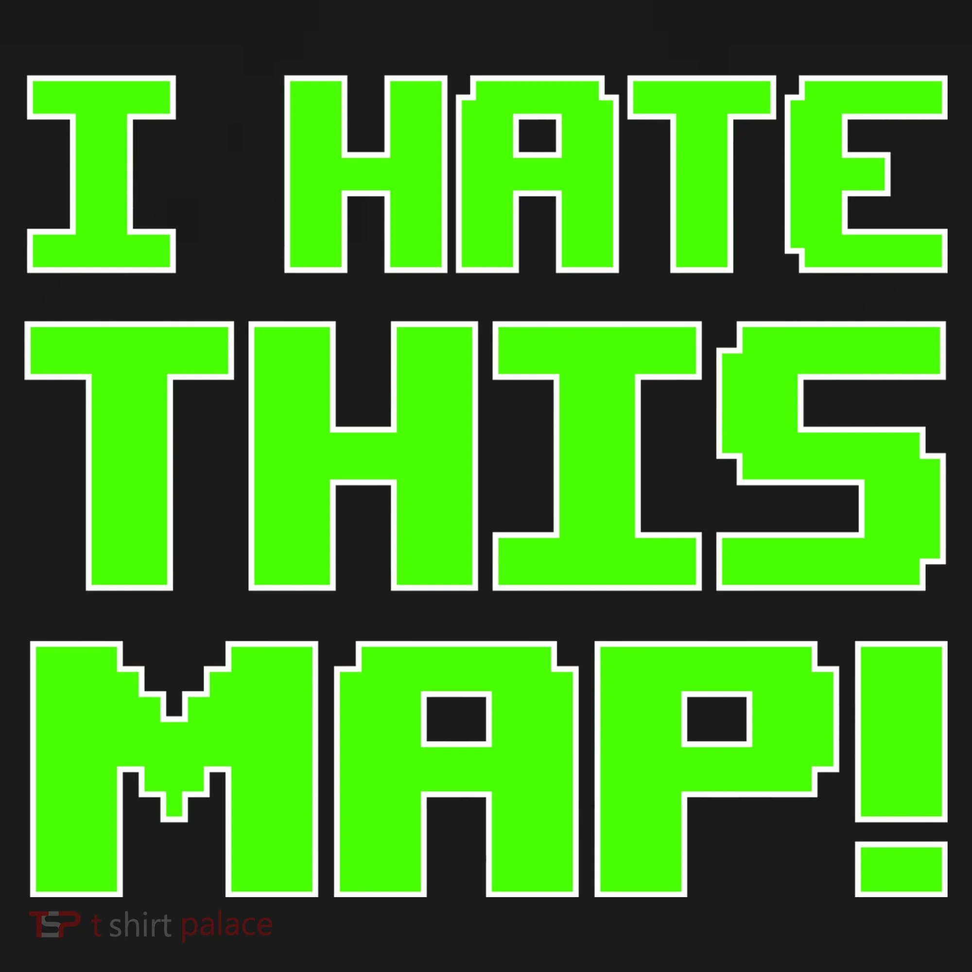 I Hate This Map Funny Gamer Doggie Tank