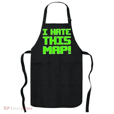 I Hate This Map Funny Gamer Apron