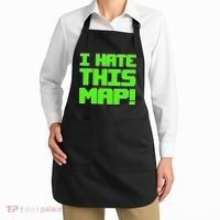 I Hate This Map Funny Gamer Apron thumb 2