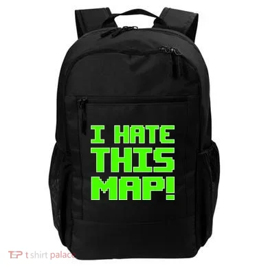 I Hate This Map Funny Gamer Backpack