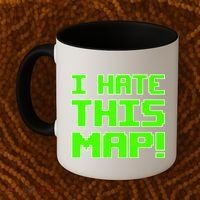 I Hate This Map Funny Gamer Coffee Mug thumb 2
