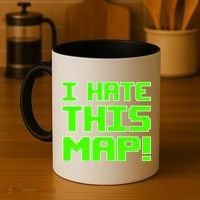I Hate This Map Funny Gamer Coffee Mug thumb 4