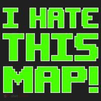 I Hate This Map Funny Gamer Beanie thumb 2