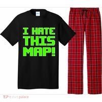 I Hate This Map Funny Gamer Pajama Set thumb 0