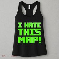 I Hate This Map Funny Gamer Women's Tank Top thumb 3
