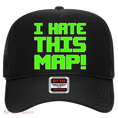 I Hate This Map Funny Gamer Hat