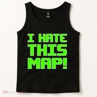 I Hate This Map Funny Gamer Tank Top thumb 2
