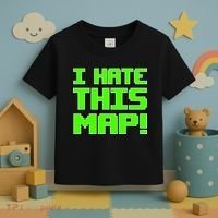 I Hate This Map Funny Gamer Toddler T-Shirt thumb 3