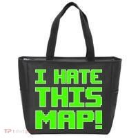I Hate This Map Funny Gamer Tote Bag thumb 0