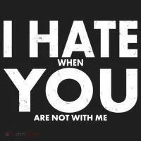 I Hate When You Are Not With Me Women's Sweatshirt thumb 2
