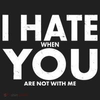 I Hate When You Are Not With Me Tumbler thumb 3