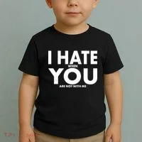 I Hate When You Are Not With Me Toddler T-Shirt thumb 2