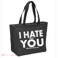 I Hate When You Are Not With Me Tote Bag thumb 2