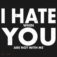 I Hate When You Are Not With Me Tote Bag thumb 4