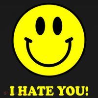 I Hate You Funny Smiley Face Emoji Women's T-Shirt thumb 6
