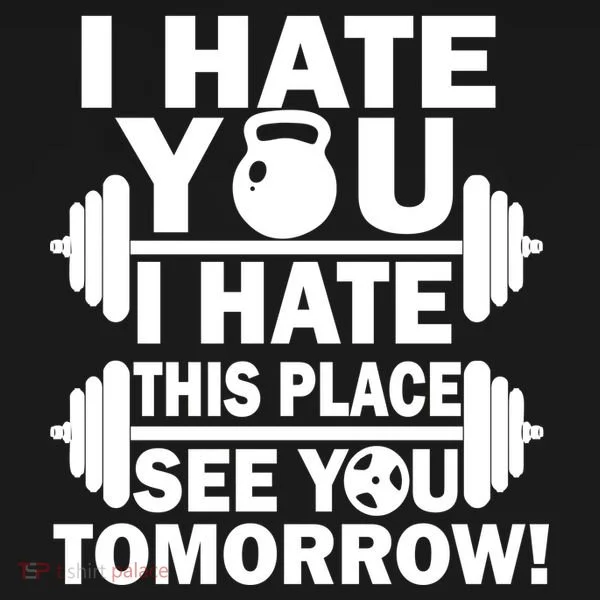 I Hate You This Place See You Tomorrow! Bucket Hat