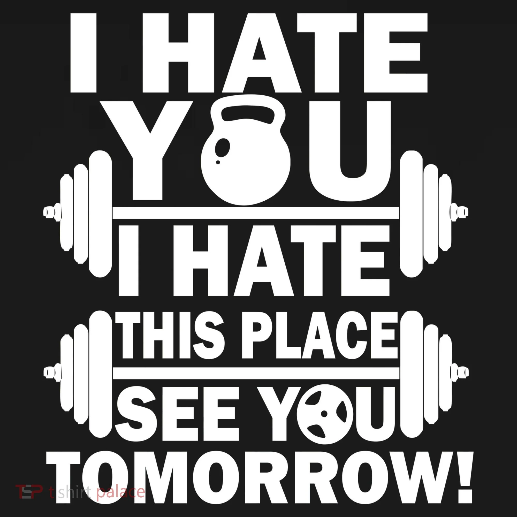 I Hate You This Place See You Tomorrow! Coaster