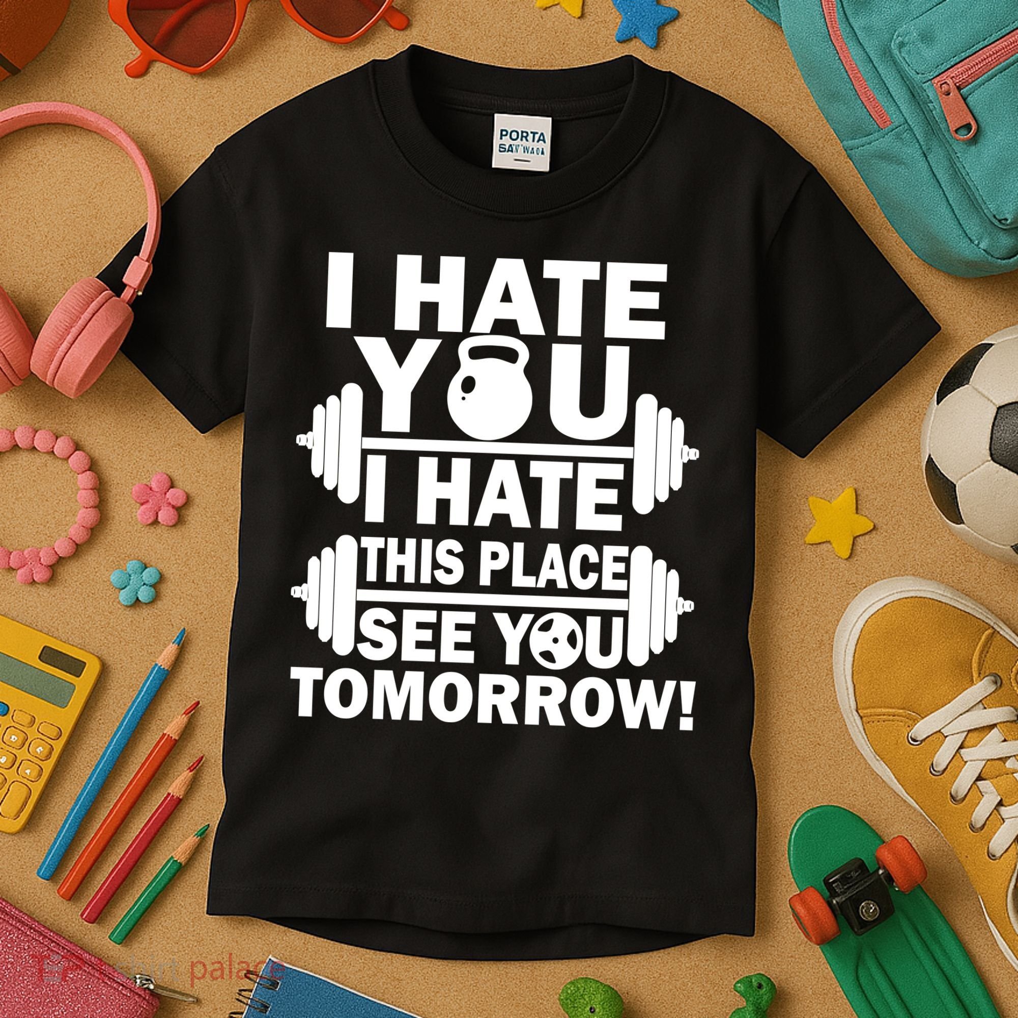 I Hate You This Place See You Tomorrow! Kids T-Shirt
