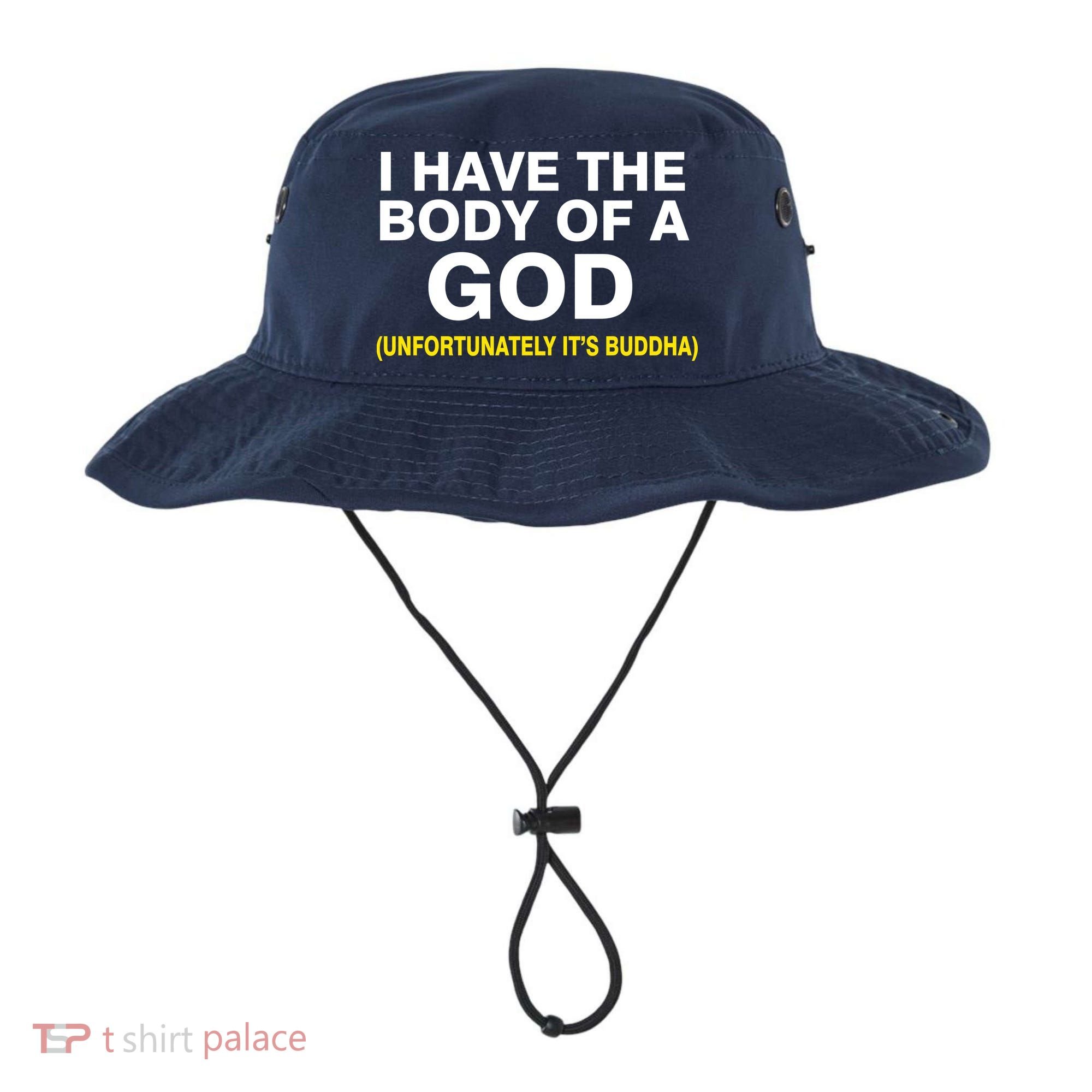 I Have A Body Of A God Buddha Bucket Hat