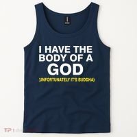 I Have A Body Of A God Buddha Tank Top thumb 2