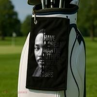 I Have a Dream Martin Luther King Jr. 1929-1968 Golf Towel thumb 2