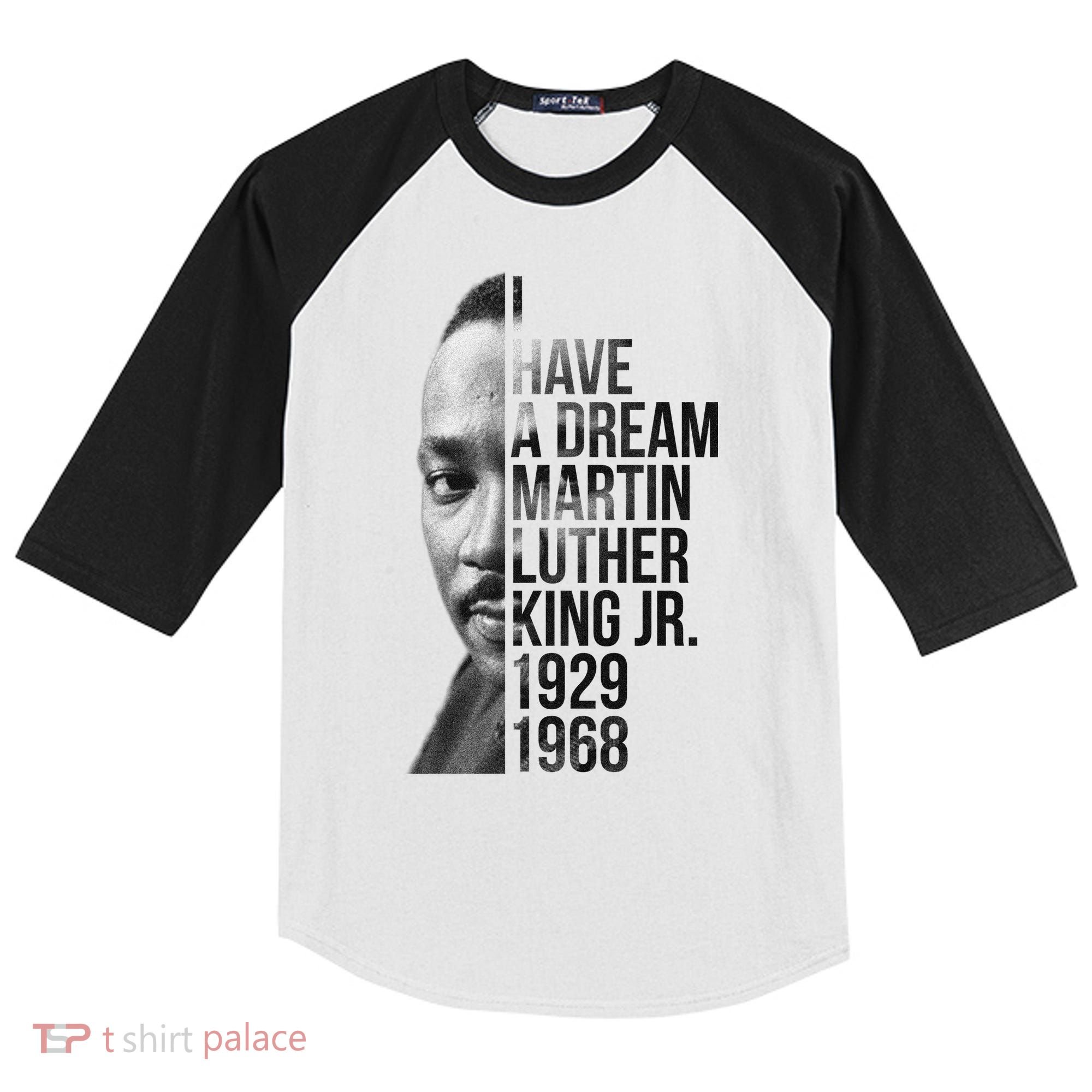 I Have a Dream Martin Luther King Jr. 1929-1968 Kids Colorblock Raglan Jersey
