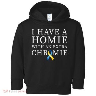 I Have A Homie With An Extra Chromie Toddler Hoodie