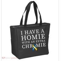 I Have A Homie With An Extra Chromie Tote Bag thumb 2