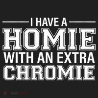 I Have A Homie With An Extra Chromie Down Syndrome Golf Towel thumb 3