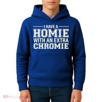 I Have A Homie With An Extra Chromie Down Syndrome Kids Hoodie thumb 4