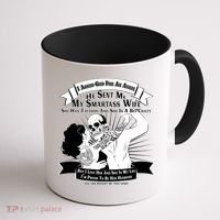 I Have A My Smartass Tattooed Wife  Coffee Mug thumb 1