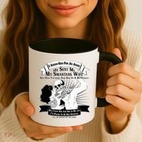 I Have A My Smartass Tattooed Wife  Coffee Mug thumb 3