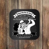 I Have A My Smartass Tattooed Wife  Coaster thumb 0