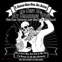 I Have A My Smartass Tattooed Wife  Women's Tank Top thumb 5