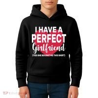 I Have A Perfect Girlfriend Yes She Bought Me This Kids Hoodie thumb 4