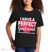 I Have A Perfect Girlfriend Yes She Bought Me This Kids T-Shirt thumb 2