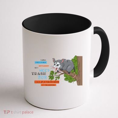I Have A Structured Settlement Need Trash Now Funny Coffee Mug back