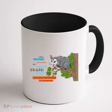 I Have A Structured Settlement Need Trash Now Funny Coffee Mug back