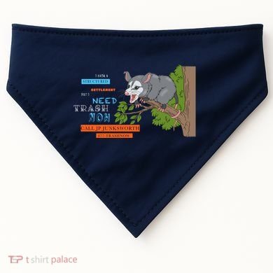 I Have A Structured Settlement Need Trash Now Funny USA-Made Doggie Bandana