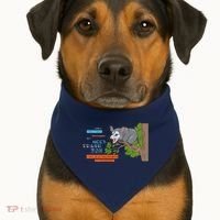I Have A Structured Settlement Need Trash Now Funny USA-Made Doggie Bandana thumb 1