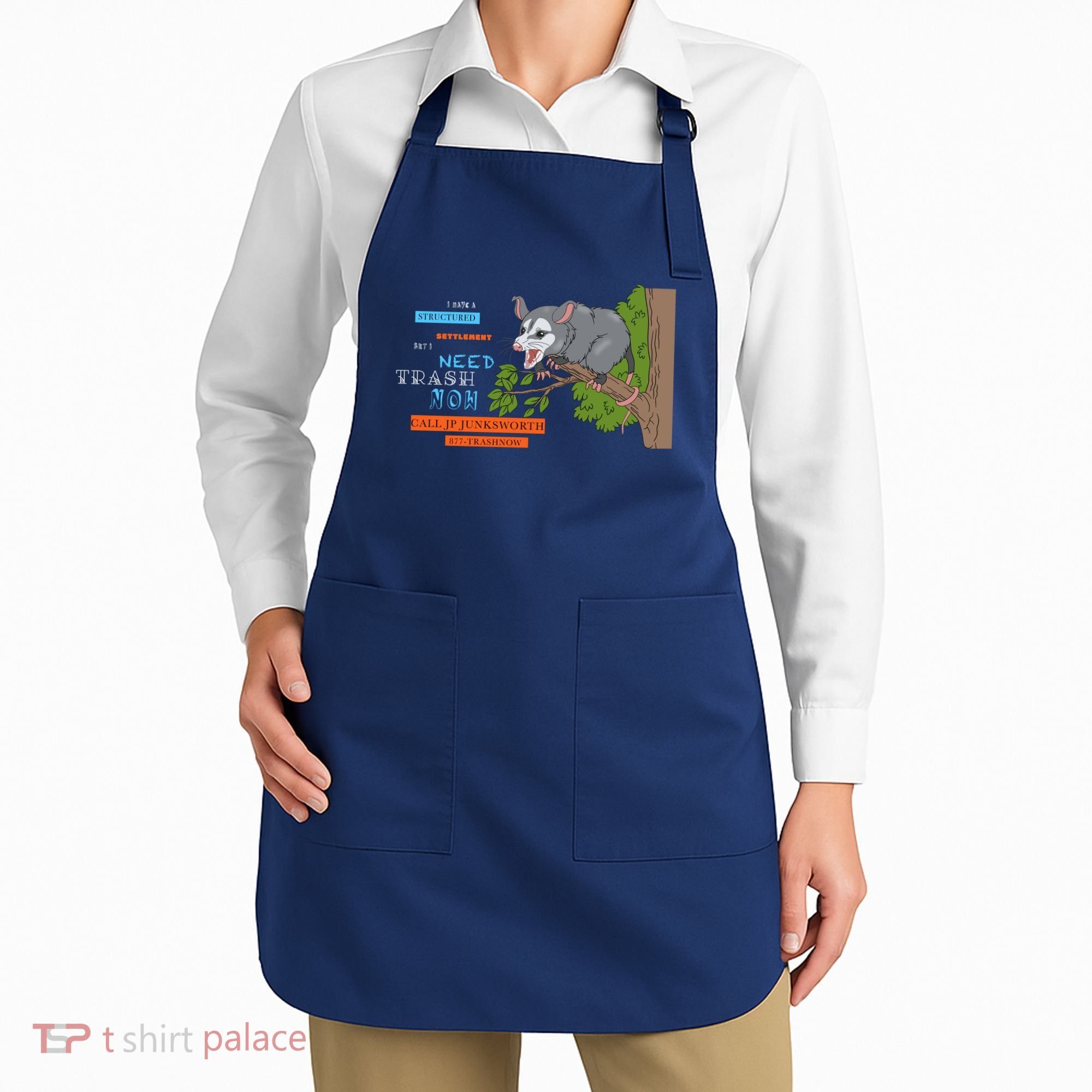 I Have A Structured Settlement Need Trash Now Funny Apron