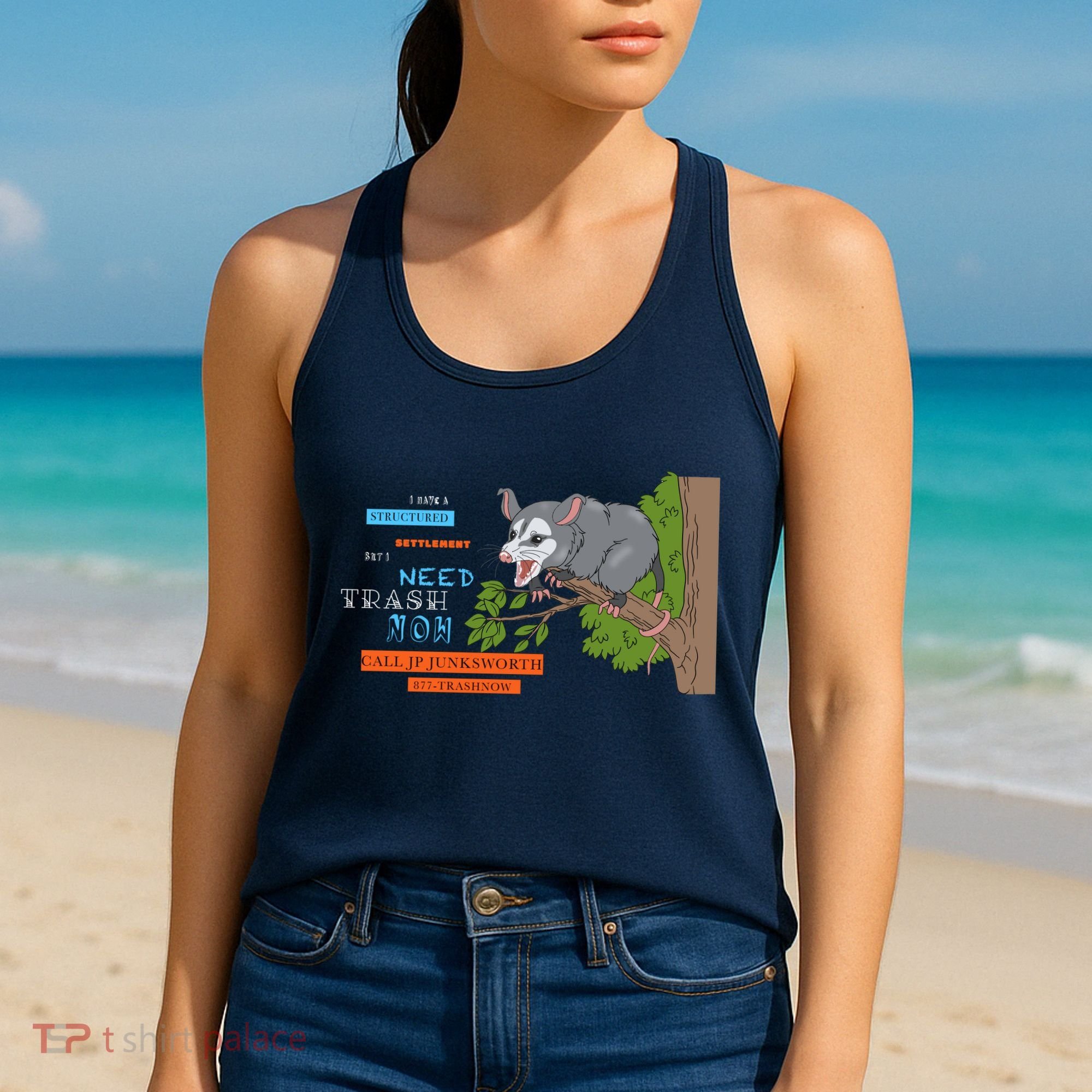 I Have A Structured Settlement Need Trash Now Funny Women's Tank Top