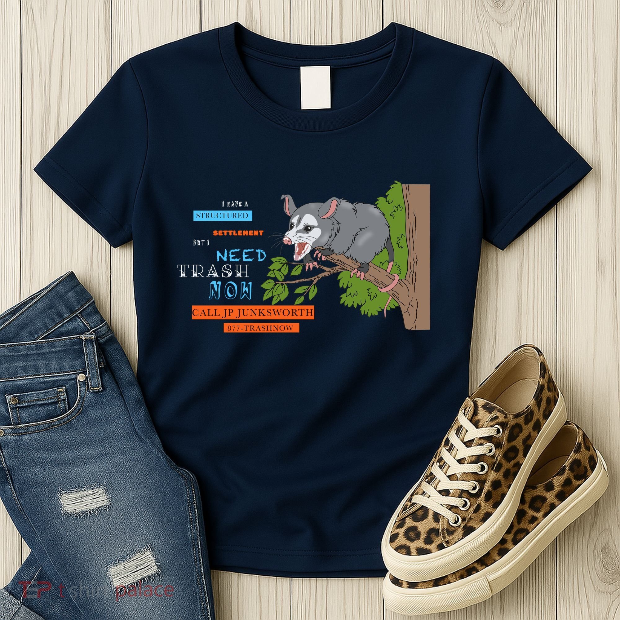 I Have A Structured Settlement Need Trash Now Funny Women's T-Shirt