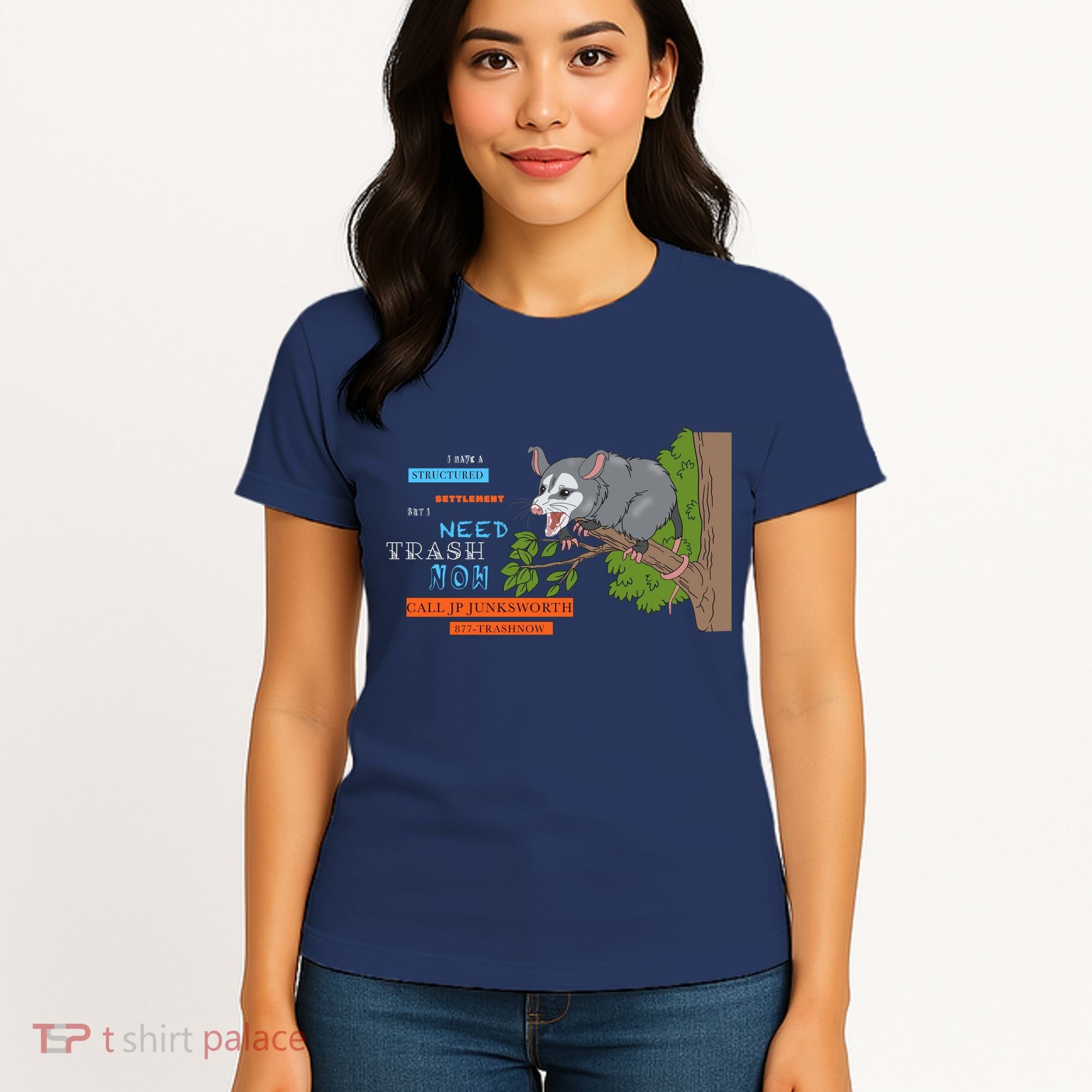 I Have A Structured Settlement Need Trash Now Funny Women's T-Shirt