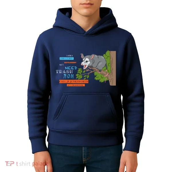 I Have A Structured Settlement Need Trash Now Funny Kids Hoodie