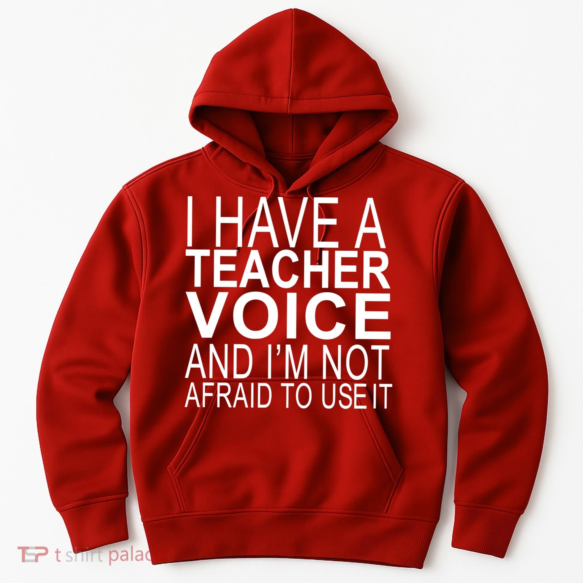 I Have A Teacher Voice And I'm Not Afraid To Use It Hoodie