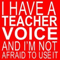 I Have A Teacher Voice And I'm Not Afraid To Use It Women's Tank Top thumb 5