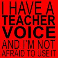 I Have A Teacher Voice And I'm Not Afraid To Use It Santa Hat thumb 1